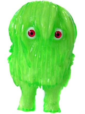 Mini Borugogon - Green  figure by Isao San, produced by Monstock. Front view.