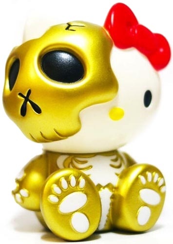 Hello Kitty Skull - Gold 