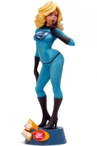 Marvel Vs Rockin Jelly Bean Vol.1: Invisible Woman figure by Rockin Jelly Bean, produced by Mamegyorai. Front view.