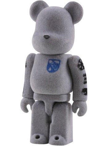 Loopwheeler Be@rbrick 100% figure by Loopwheeler, produced by Medicom Toy. Front view.