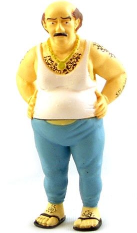 Carl figure, produced by Kidrobot. Front view.