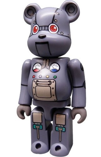 SF Be@rbrick Series 1   figure by Hiroto Komoto, produced by Medicom Toy. Front view.