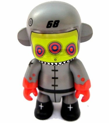 Spacebot 68 figure by Dalek, produced by Toy2R. Front view.