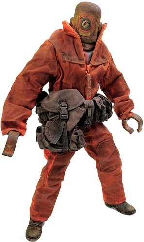 N.L.C.S - Bambaland Exclusive figure by Ashley Wood, produced by Threea. Front view.