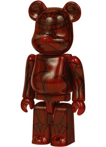 BWWT 7stars Be@rbrick 100% figure by 7Stars, produced by Medicom Toy. Front view.