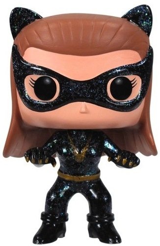 POP! Heroes - Catwoman 1966 figure by Dc Comics, produced by Funko. Front view.