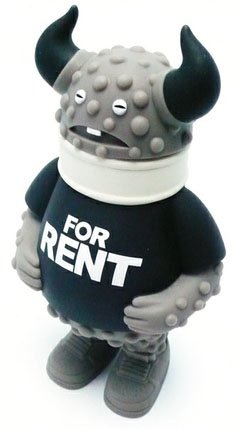 Itch For Rent figure by Mographixx, produced by Intheyellow. Front view.