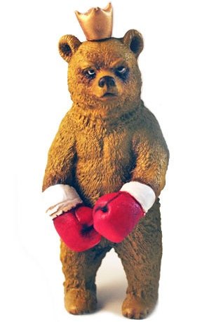 Bearchamp figure by Jc Rivera. Front view.