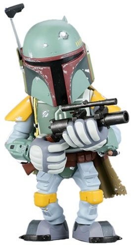 Boba Fett - VCD No.28 figure by H8Graphix, produced by Medicom Toy. Front view.