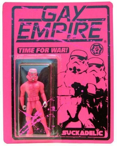 Gay Empire - 2011 Edition figure by Sucklord, produced by Suckadelic. Front view.