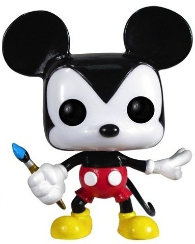 Mickey Mouse POP! figure by Disney, produced by Funko. Front view.