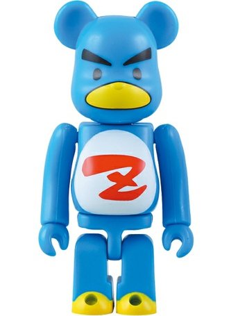 Zumin Be@rbrick 100% figure by Zoom In!! Super, produced by Medicom Toy. Front view.