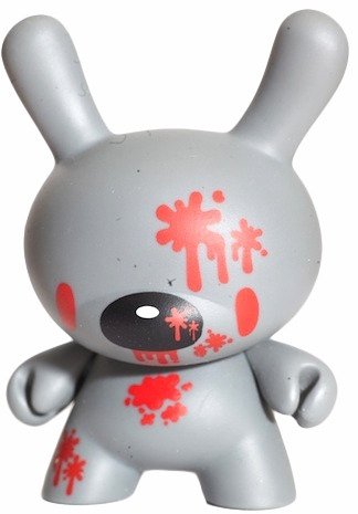 Gloomy Bear - Variant figure by Mori Chack, produced by Kidrobot. Front view.
