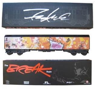 All City Style - Break Train figure by Futura, produced by Bigshot Toyworks. Front view.