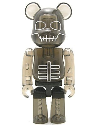 Skullhead Joe - Secret Animal Be@rbrick figure by Pushead, produced by Medicom Toy. Front view.