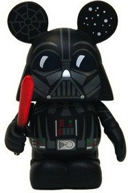 Darth Vader figure by Casey Jones, produced by Disney. Front view.