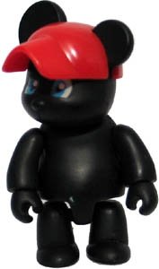 Black Bear figure by Steven Lee, produced by Toy2R. Front view.