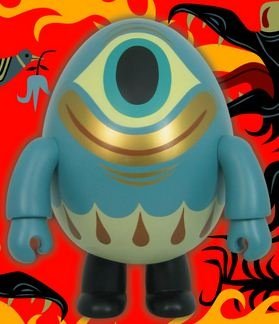 Polska Cyclop - SDCC figure by Tim Biskup, produced by Toy2R. Front view.