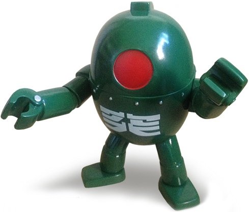 Robot Nine - Forest Green figure by Rumble Monsters, produced by Rumble Monsters. Front view.