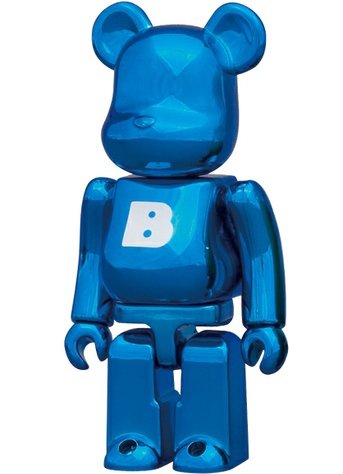 Basic Be@rbrick Series 23 - B figure, produced by Medicom Toy. Front view.