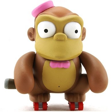Mr. Teeny figure by Matt Groening, produced by Kidrobot. Front view.
