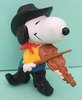 Snoopy cowboy with violin