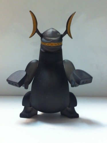 Eleking - clear black version figure by Touma, produced by Bandai. Front view.