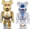 C3PO & R2D2 100% Be@rbrick Set