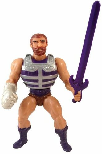 Fisto figure by Roger Sweet, produced by Mattel. Front view.