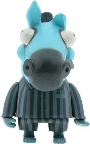 The Godfather Horsehead - Light Blue  figure by Michael Lau, produced by Mindstyle. Front view.