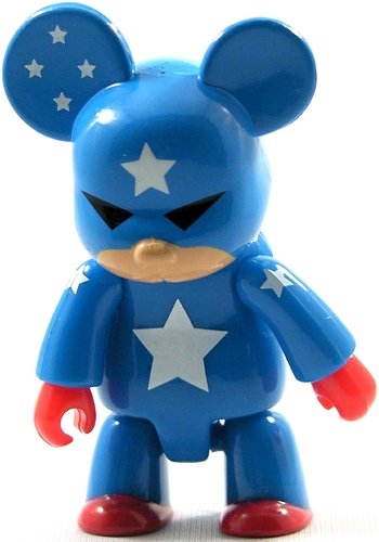 Captain America figure by Toy2R, produced by Toy2R. Front view.