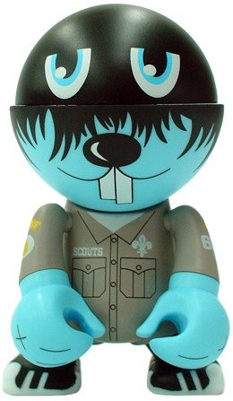 Lost Boy Scout figure by Jeremyville, produced by Play Imaginative. Front view.