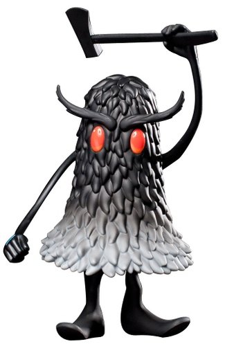 The Deek figure by Jeff Soto, produced by Kidrobot. Front view.