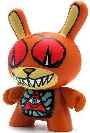 Jermaine Rogers figure by Jermaine Rogers, produced by Kidrobot. Front view.