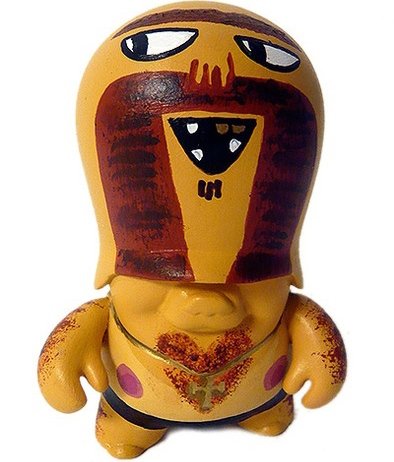 Teddy Troops Custom figure by Leigh Pearce. Front view.