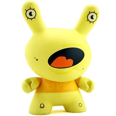 Upso Dunny figure by Upso, produced by Kidrobot. Front view.