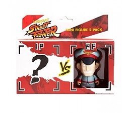 Street Fighter 2 Pack M. Bison figure by Capcom, produced by Kidrobot X Capcom. Front view.