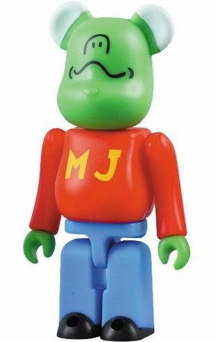 Animal Be@rbrick Series 16 figure by Miura Jun, produced by Medicom Toy. Front view.