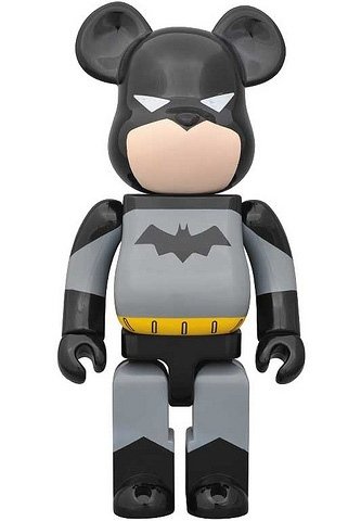 Batman the Animated Series 400% Be@rbrick figure by Dc Comics, produced by Medicom Toy. Front view.