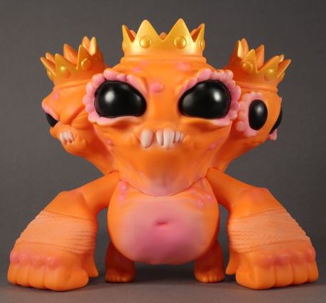 Triple Crown Monster - First painted  figure by Chris Ryniak, produced by Squibbles Ink & Rotofugi. Front view.