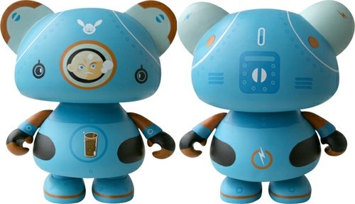 Human Destroyer SAM Armor, Chocolate Milk Model CM45 figure by Patricio Oliver (Po!), produced by Red Magic. Front view.