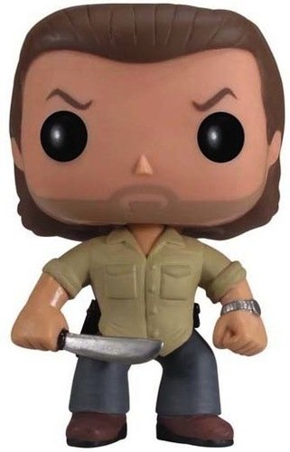 Rick Grimes (Prison Yard) figure by Funko, produced by Funko. Front view.
