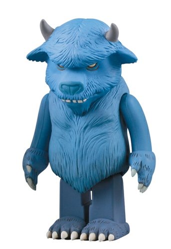 Bull figure by Maurice Sendak, produced by Medicom Toy. Front view.