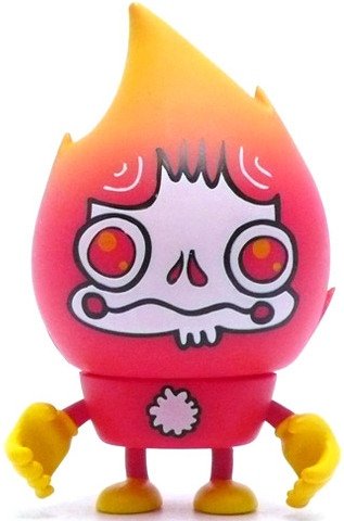 Alpha Series - Jon Burgerman figure by Jon Burgerman, produced by Artoyz Originals. Front view.