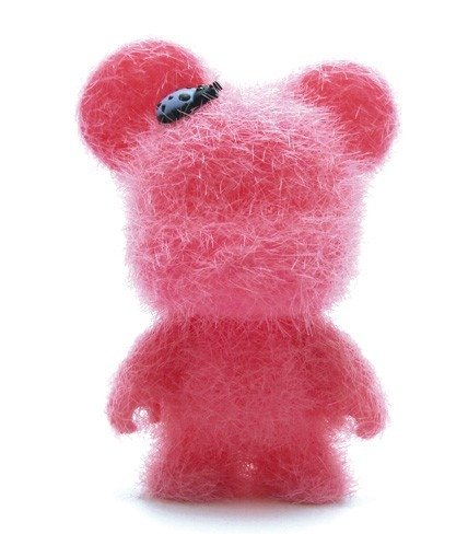 Love Pink Bear  figure by Toy2R, produced by Toy2R. Front view.