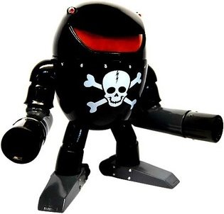 NINE Chaser - Black Pirate (Medicom Toy Exclusive) figure by Rumble Monsters, produced by Rumble Monsters. Front view.