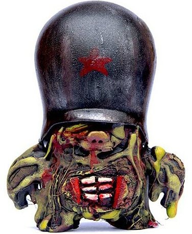 Teddy Troops Custom figure by Riot68. Front view.