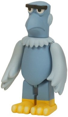 Sam the Eagle figure by Jim Henson, produced by Medicom Toy. Front view.
