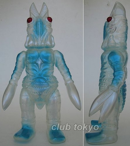 Baltan Seijin 2 Clear(Hoop Game) figure by Yuji Nishimura, produced by M1Go. Front view.
