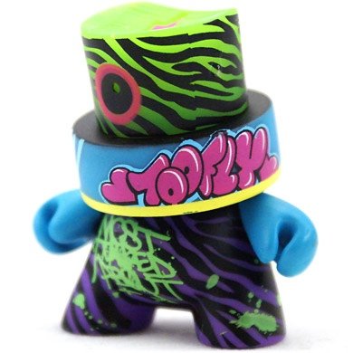(Untitled) figure by Toofly, produced by Kidrobot. Front view.